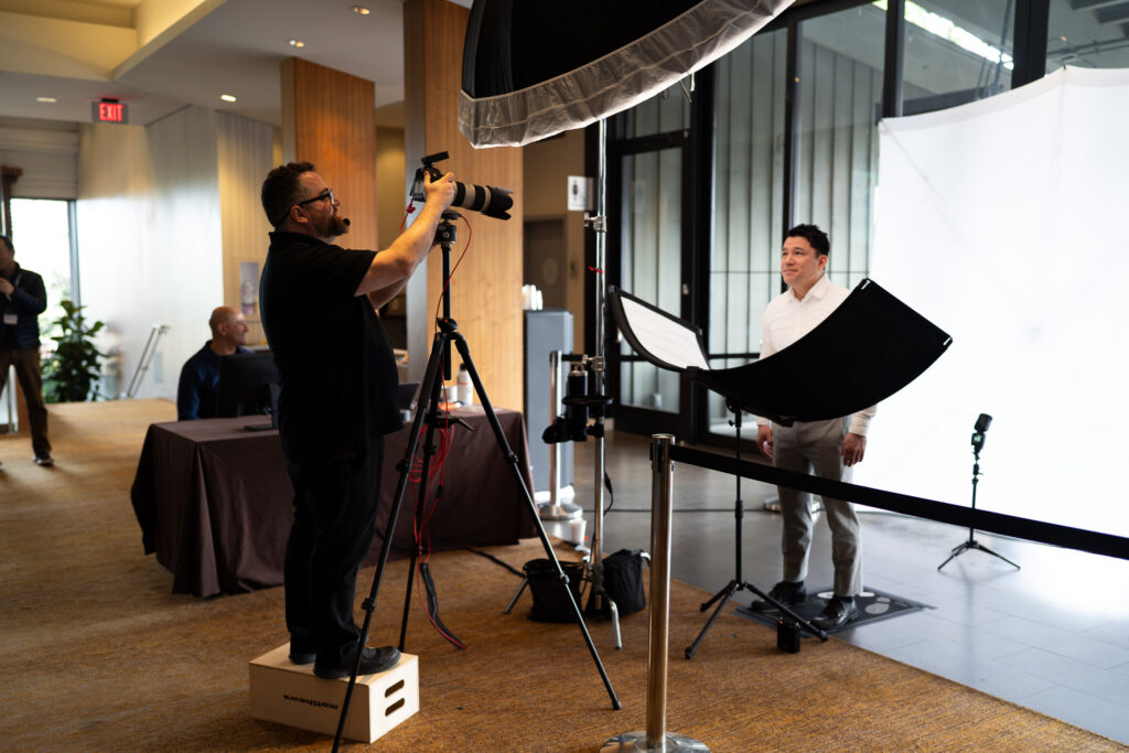 Headshot photo booth in san Francisco